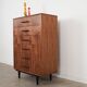Walnut chest of drawers, Scandinavian design