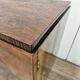 Art Deco sideboard in root walnut and fog with an aluminium base, 1940.