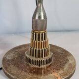 Industrial table or desk lamp, orientable. H.54 cm