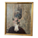 Painting by La Vernède (1899-1971), Flower Pot with Mirror.