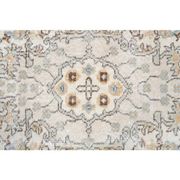 1970s Turkish Oushak Handmade Wool Cotton Beige Area Rug 114x197