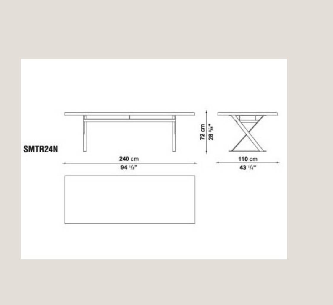 MAX dining table Maxalto