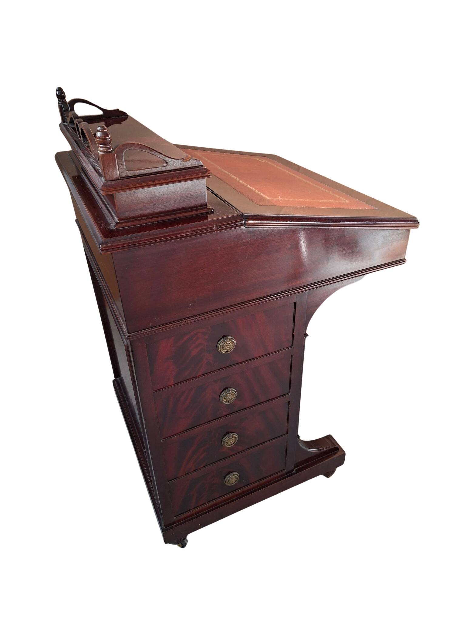 Élégant Bureau "Davenport" en Acajou