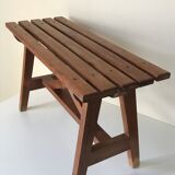 Vintage oak bench years 60