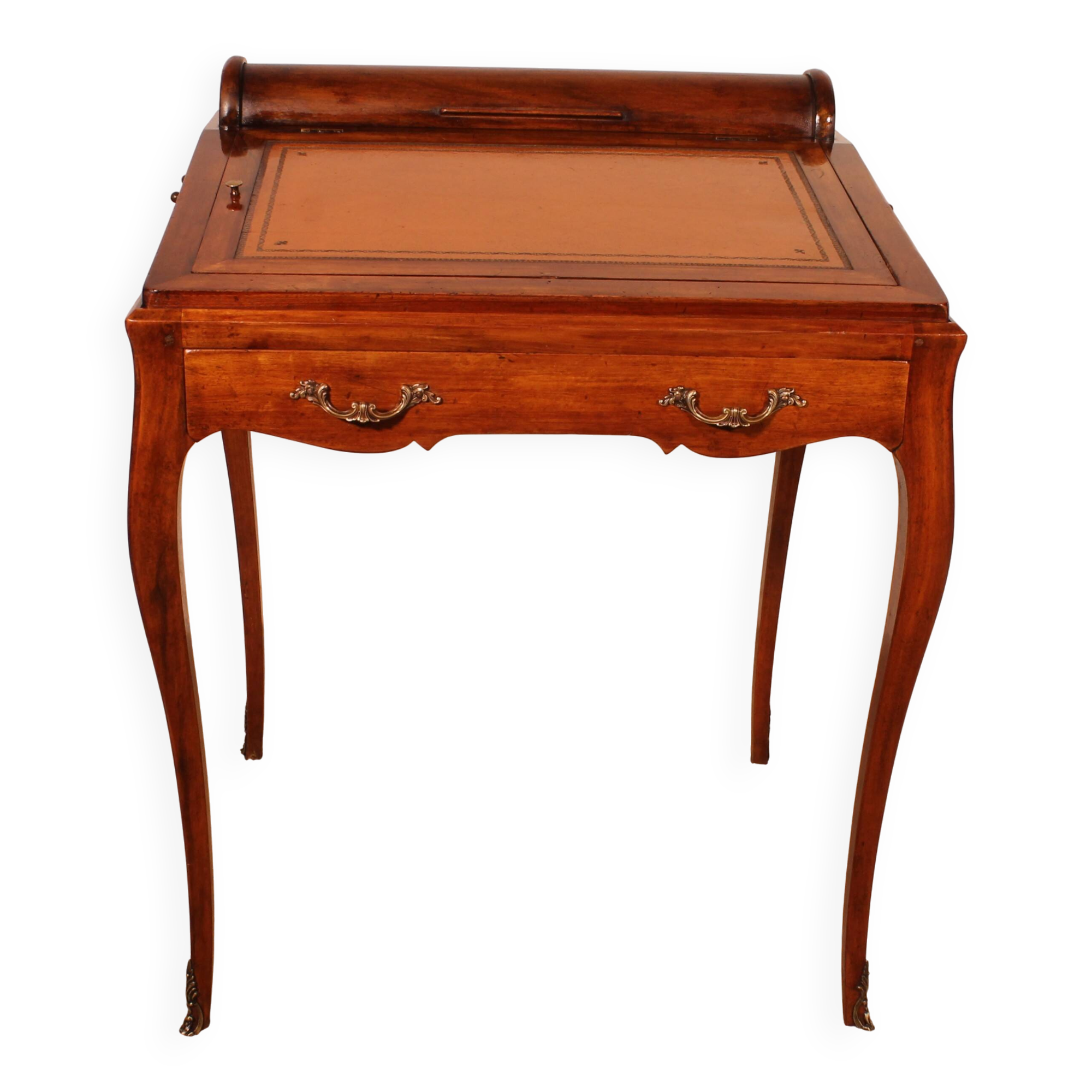 bureau / table à jeux en noyer d'époque napoléon III