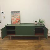 Vintage khaki green buffet