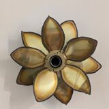 Paire appliques feuilles brutalistes