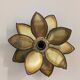 Paire appliques feuilles brutalistes