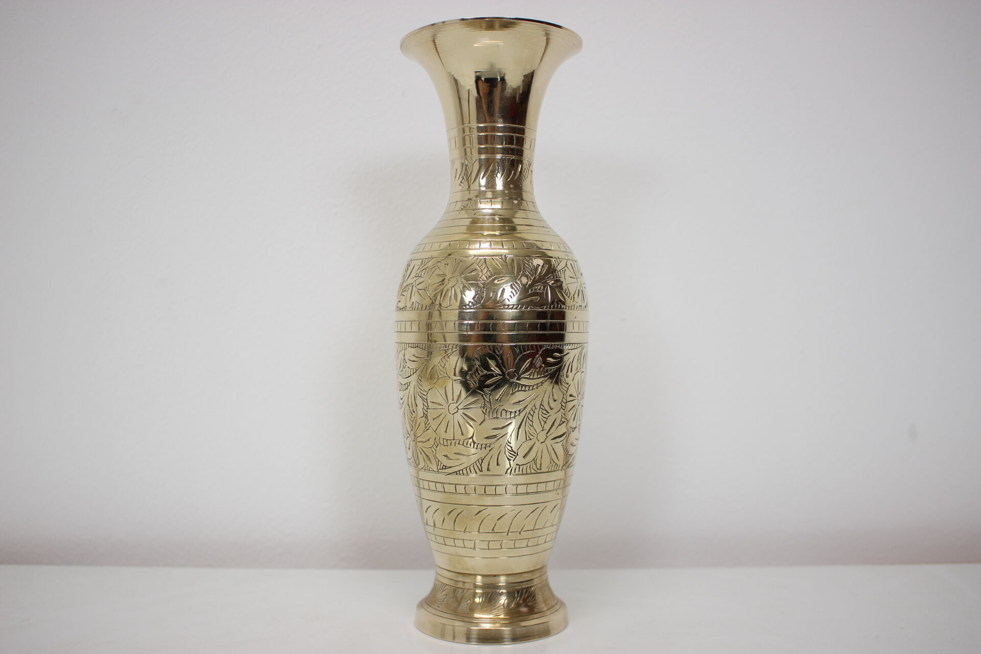 Mid-century Brass Vase,1960's.
