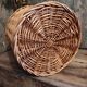 Vintage french cylindrical basket