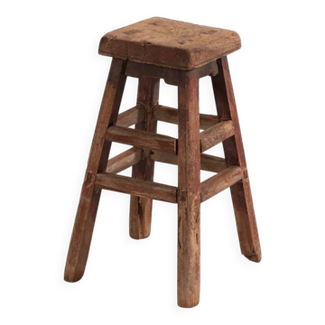 Petit tabouret ancien (c.1900) #7