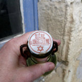 Glass beer bottle Alsatian Breweries Biere de ménage Angouleme