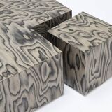 Sottsass object 106 wood veneer side table