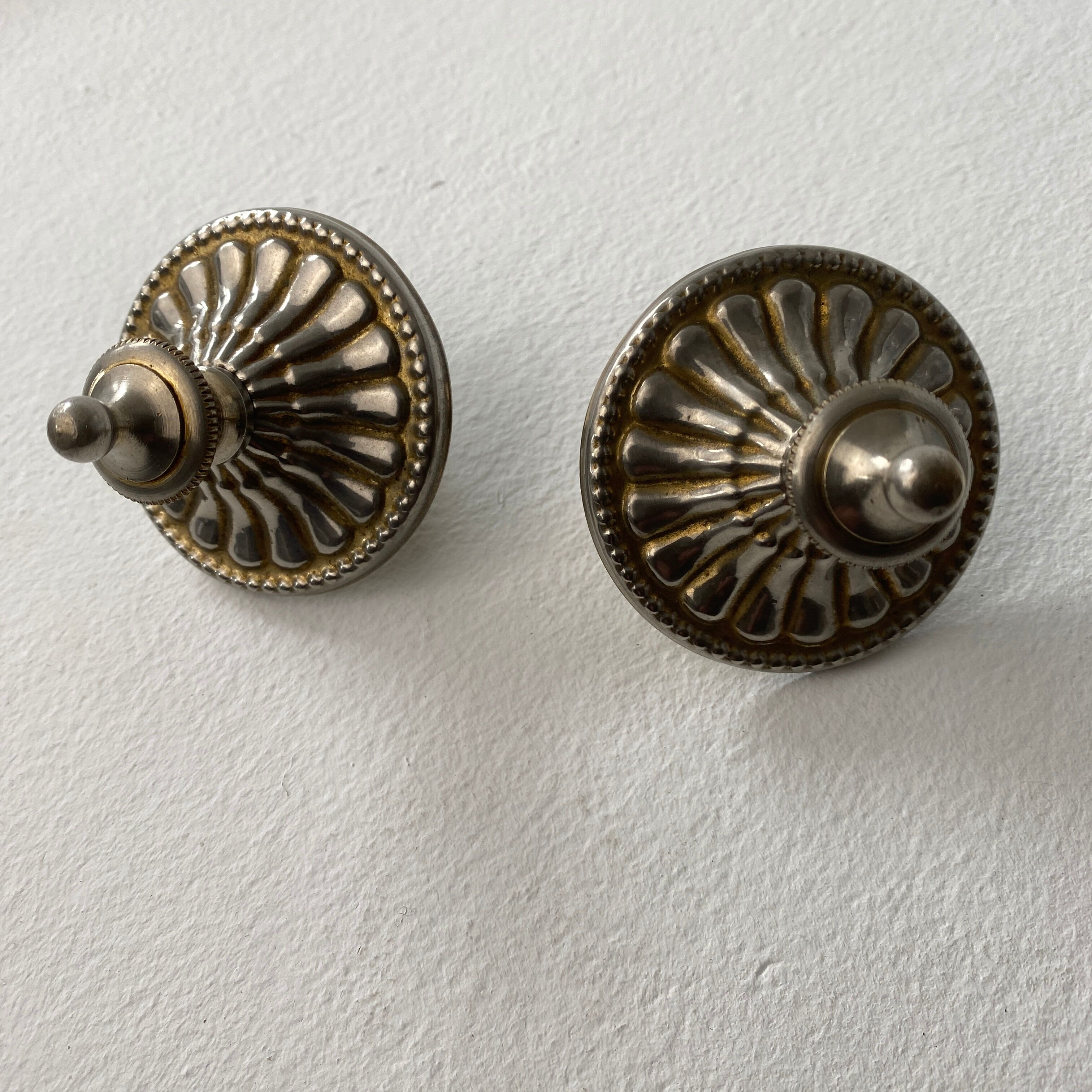 Old large glass wall lamp moulɠvintage 45 cm