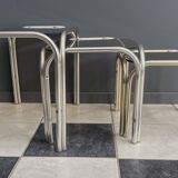 fume glass nesting set of tables