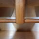 Enfilade/Credenza in oak and brushed brass, Italy, 1970