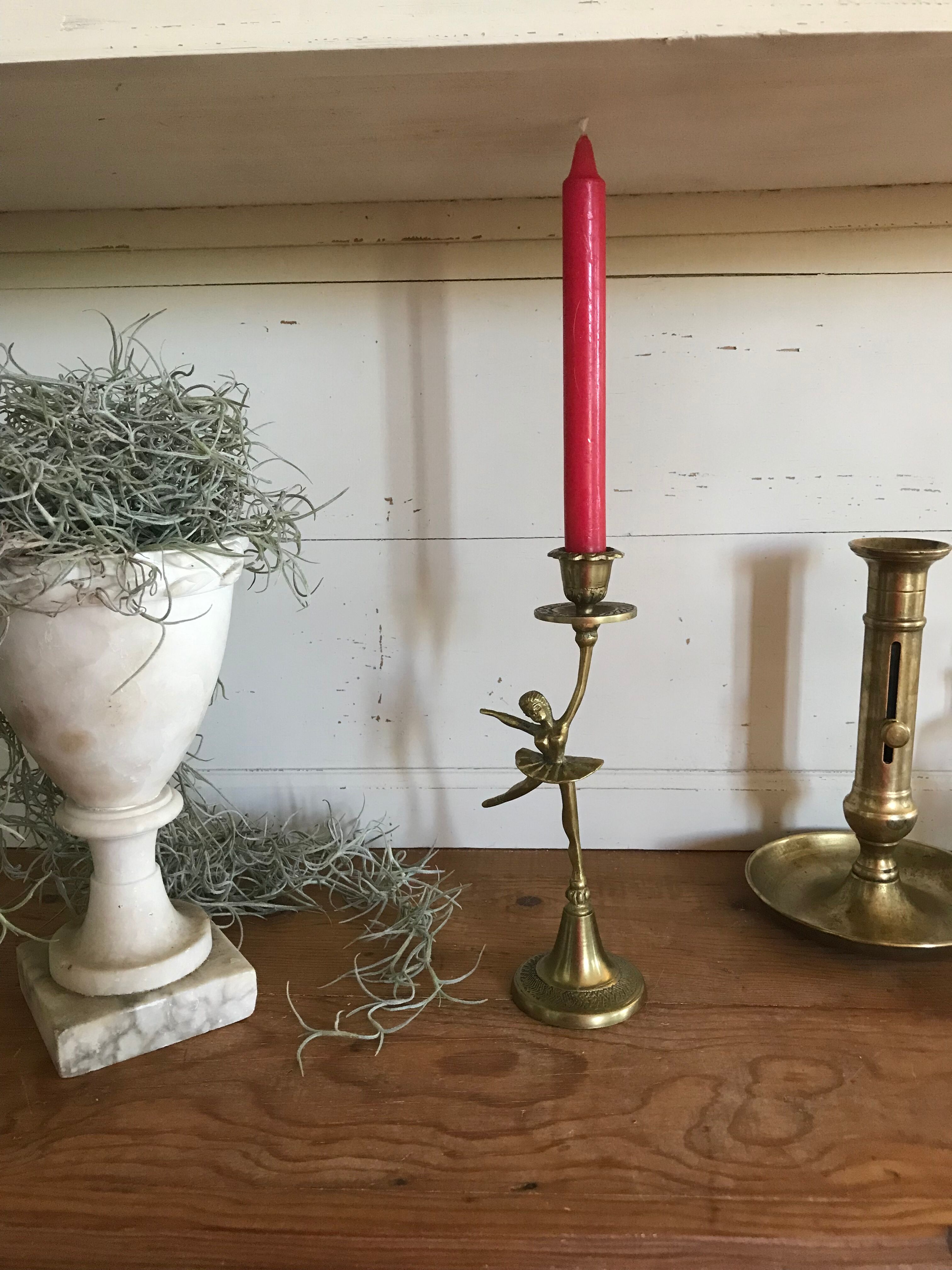 Vintage brass candlestick