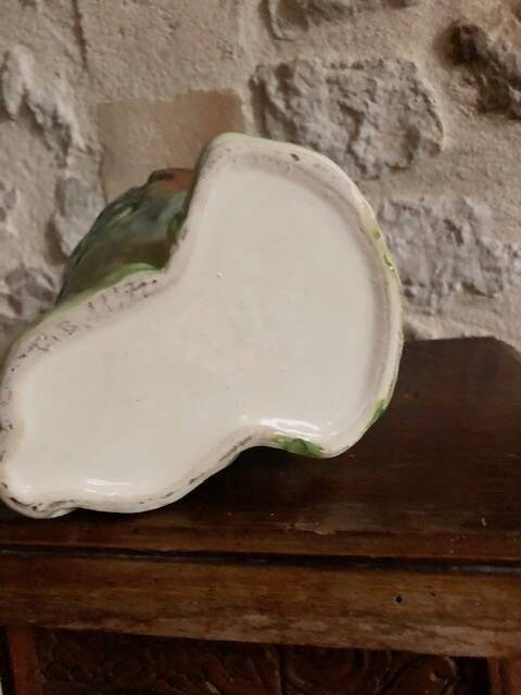 Duck slip pitcher or vase