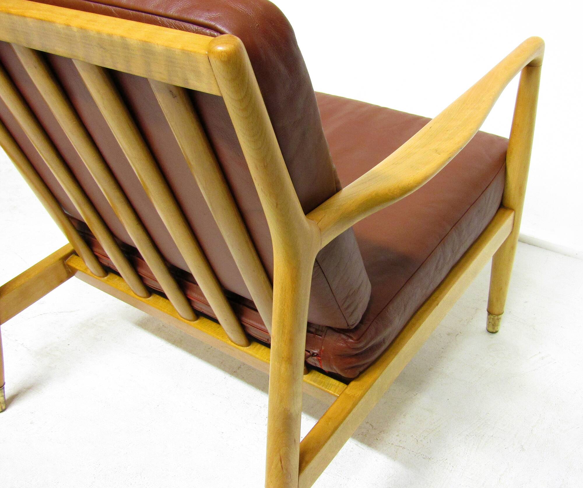 1950s Danish "USA 143" Lounge Chair by Folke Ohlsson for P Jeppesens