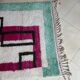 Authentic handmade Berber rug, size 140/260 cm.
