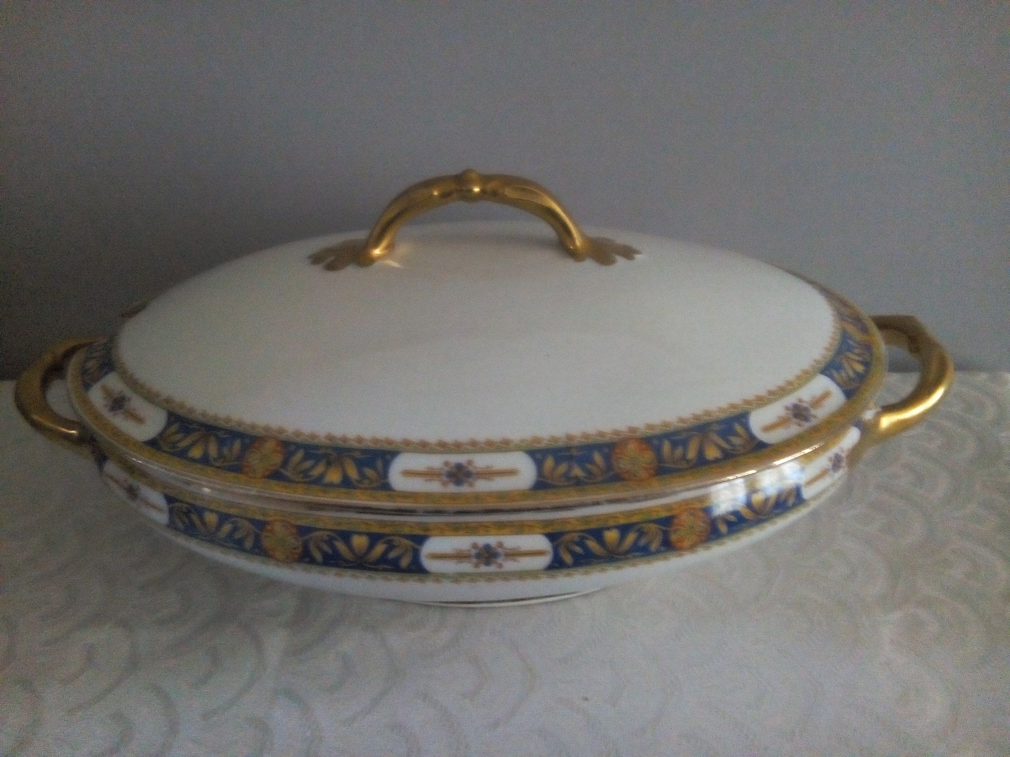 Limoges Porcelain Soup Bowl