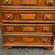 Semainier commode vintage 7 tiroirs coloniale en bois