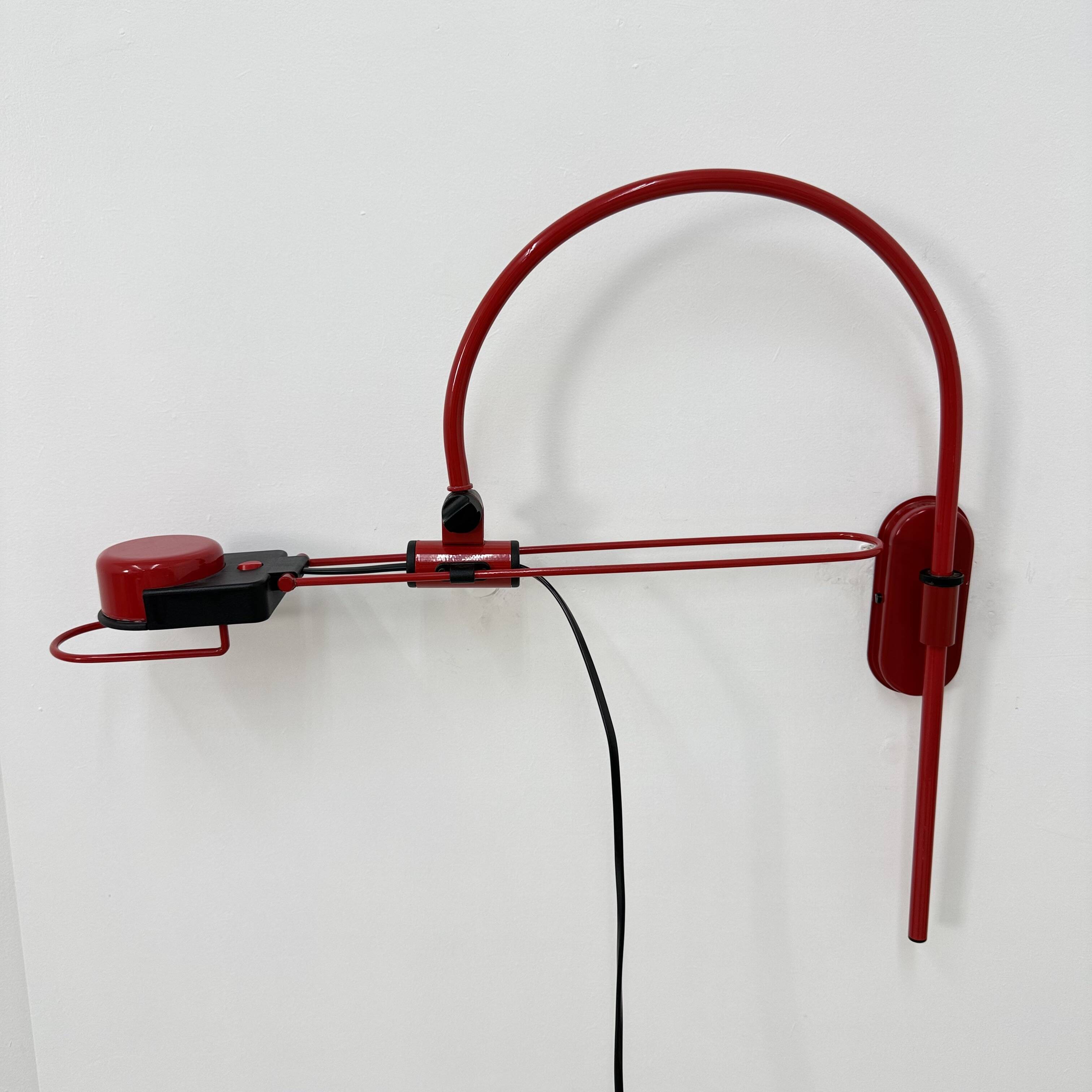 Italian adjustable wall Lamp by Vico Magistretti, 1980s