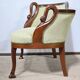 Small Mahogany Backsplash Daybed, Return from Egypt Style – Early 20th Century