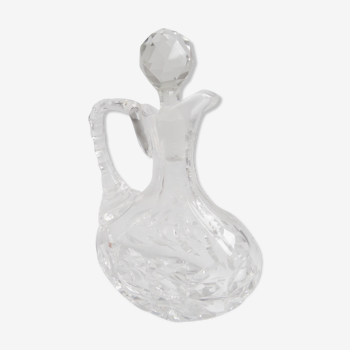 Crystal carafe with cap