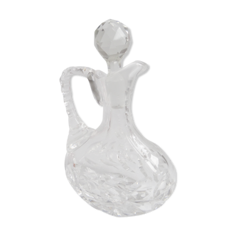 Crystal carafe with cap