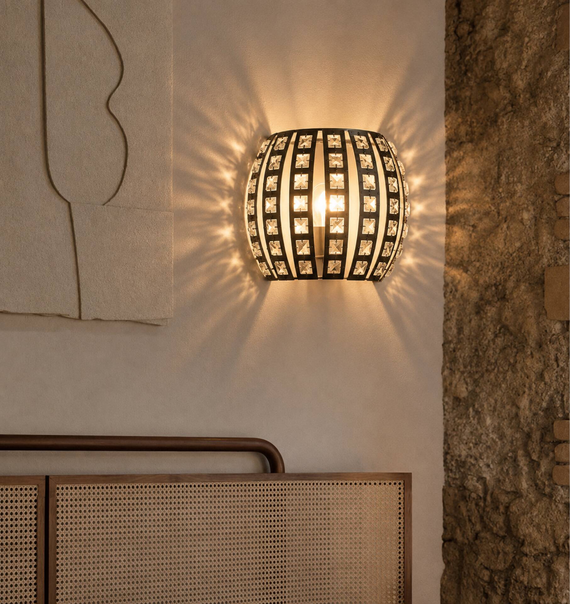 Vintage Art Deco wall light