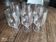 Lot de 6 verres à vin hauts de dégustation pied hexagonal