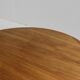 Table à manger ronde extensible en teck danoise vintage des années 1960