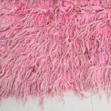 8x11 dusty pink anatolian vintage rug,243x334cm