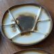 6 stoneware fondue plates by Longchamp