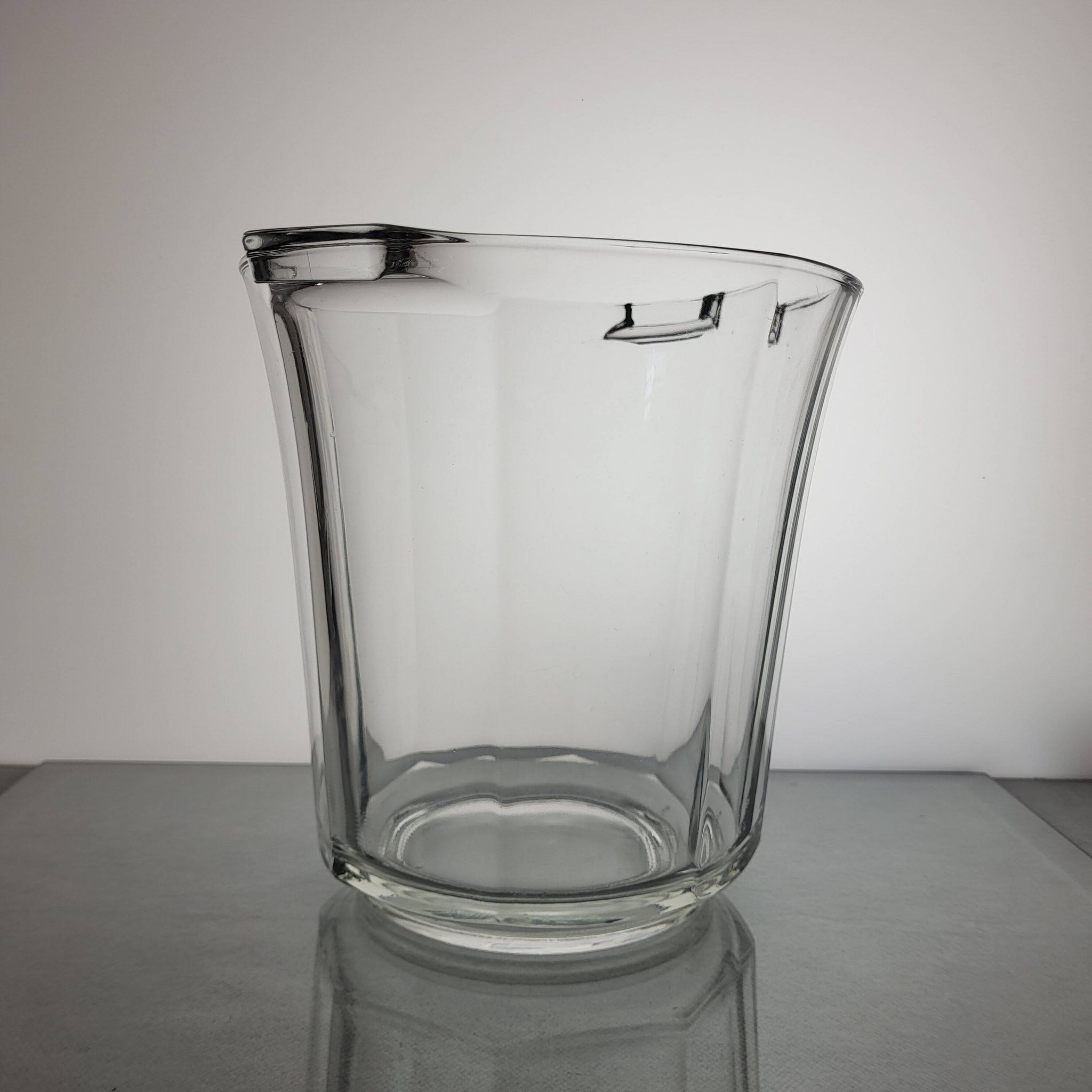 Glass champagne bucket