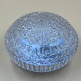 Vintage relief-moulded glass ceiling light