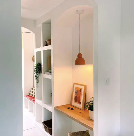 Ceramic pendant lamp Marius Terracotta - Oustao