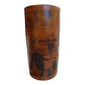 Cylindrical vase J. Blin / cylindrical vase Roger Capron