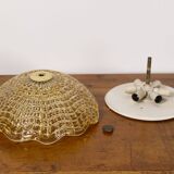 Carl Fagerlund ceiling light for Orrefors, Sweden 1960s