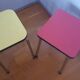 Paire de tabourets formica