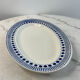 Plat ovale Sarreguemines collection Béatrice