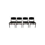 Ensemble de 4 chaises vintage