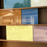 Vintage library from the 60s