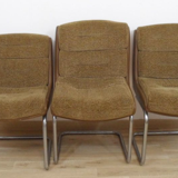 Suite de 6 fauteuils années 1970