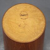 Panier en papier en teck suédois des années 1960, conçu par Martin Åberg pour Servex.