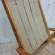 Fauteuil vintage pieds compas