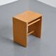 Stool in particle board by Max Bill, Ulm, around 1962