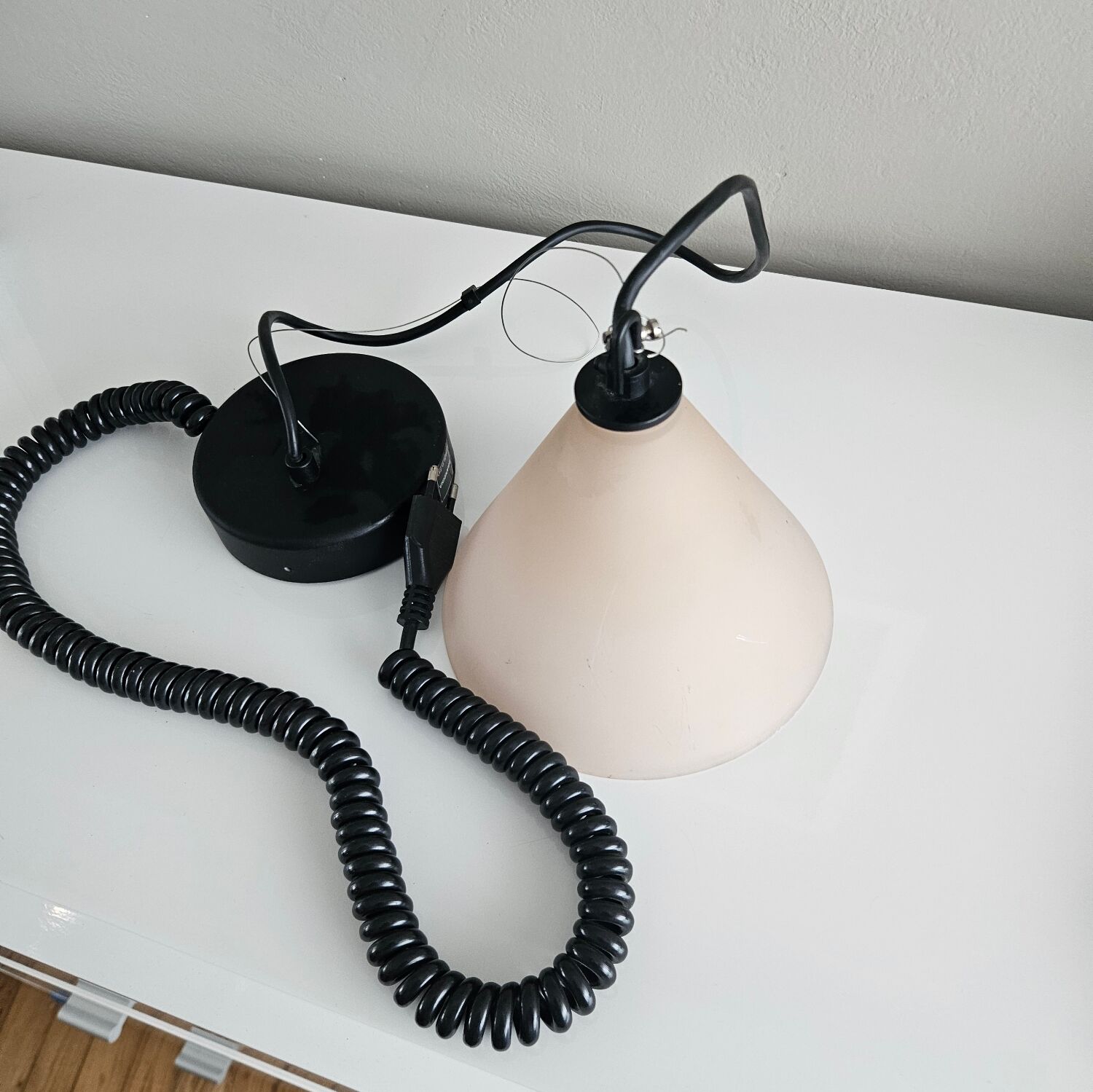 Original Prandina Pendant Light – Italian Glass Design – Minimalist