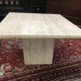 Vintage travertine bass table 1970